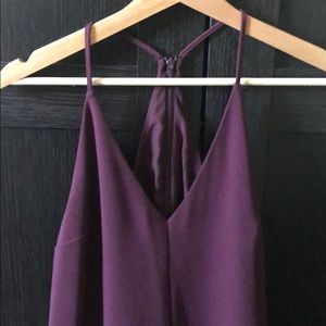 Burgundy Romper